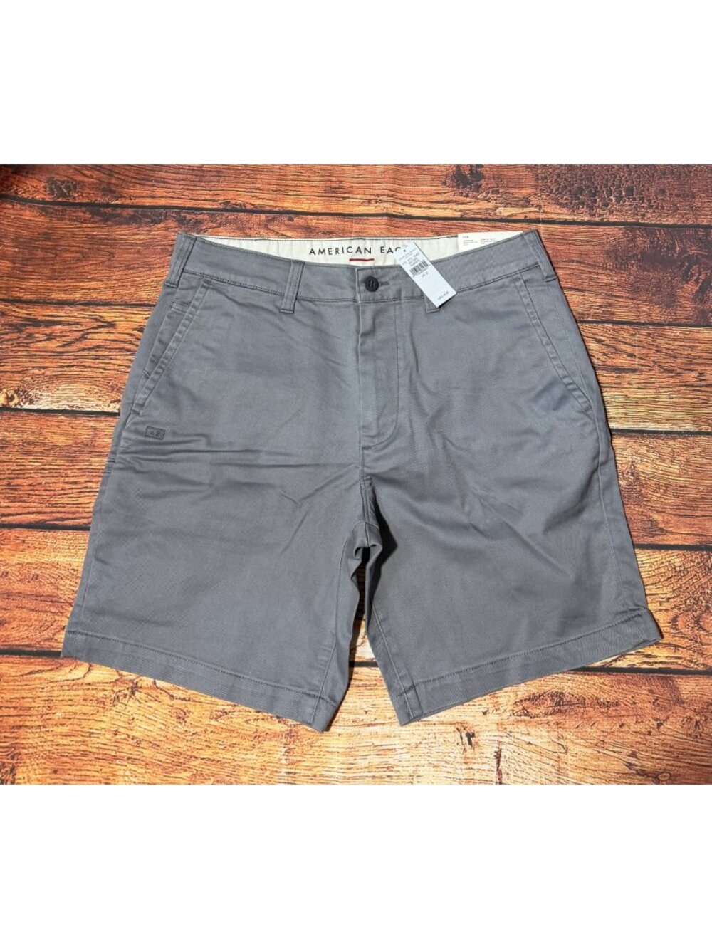 American Eagle Flex Workwear Slim Fit Shorts Gray Size 32